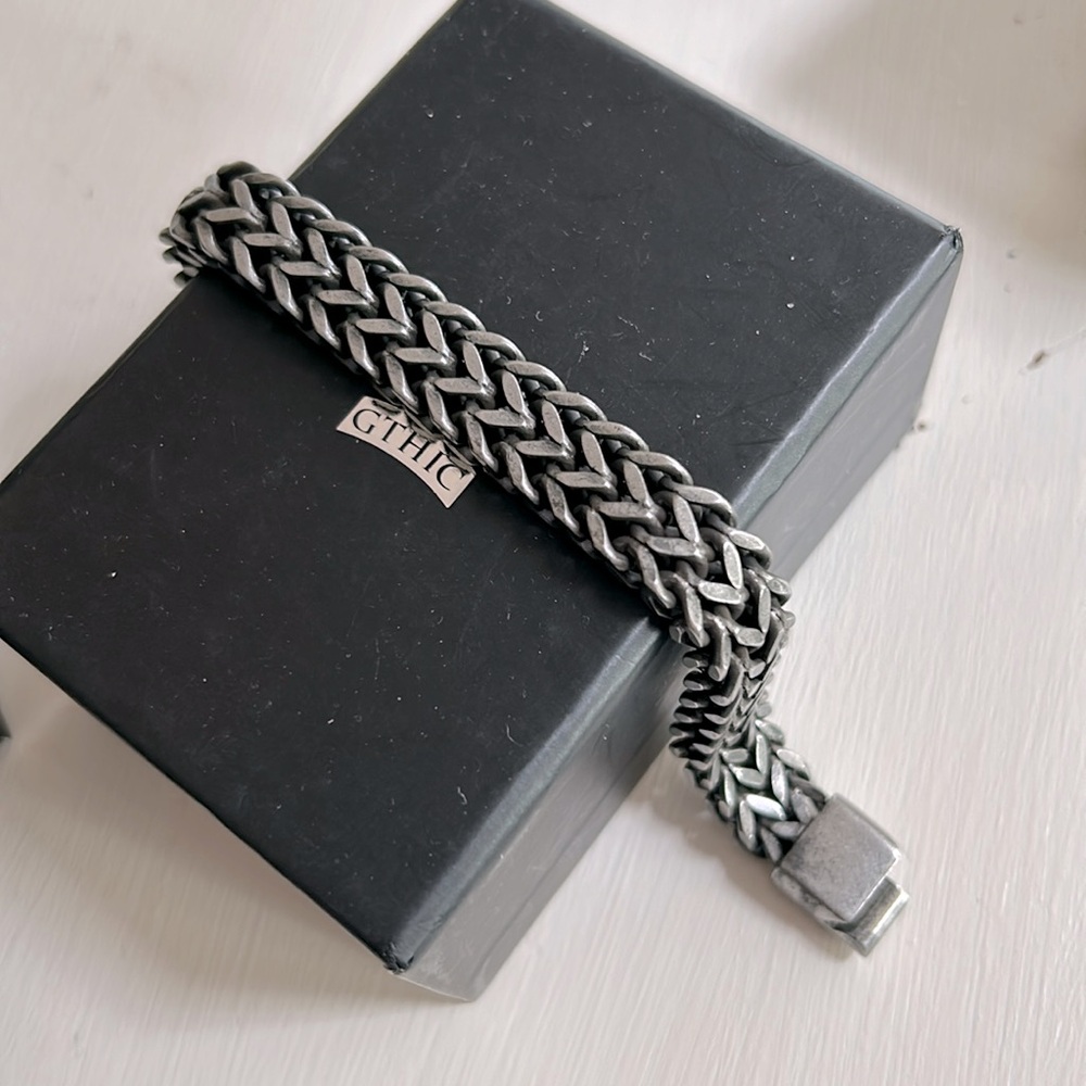 Stainless steel bracelet, new in box